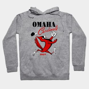 Historical Omaha Cardinal Baseball 1947 Hoodie